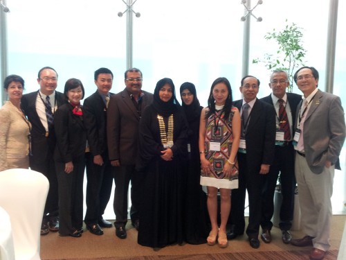 2014-6-17 出席阿聯酋第36屆亞太牙科聯盟年會(APDC)