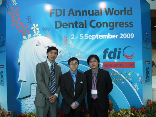 2009-9-2 出席新加坡世界牙醫聯盟年會(FDI)
